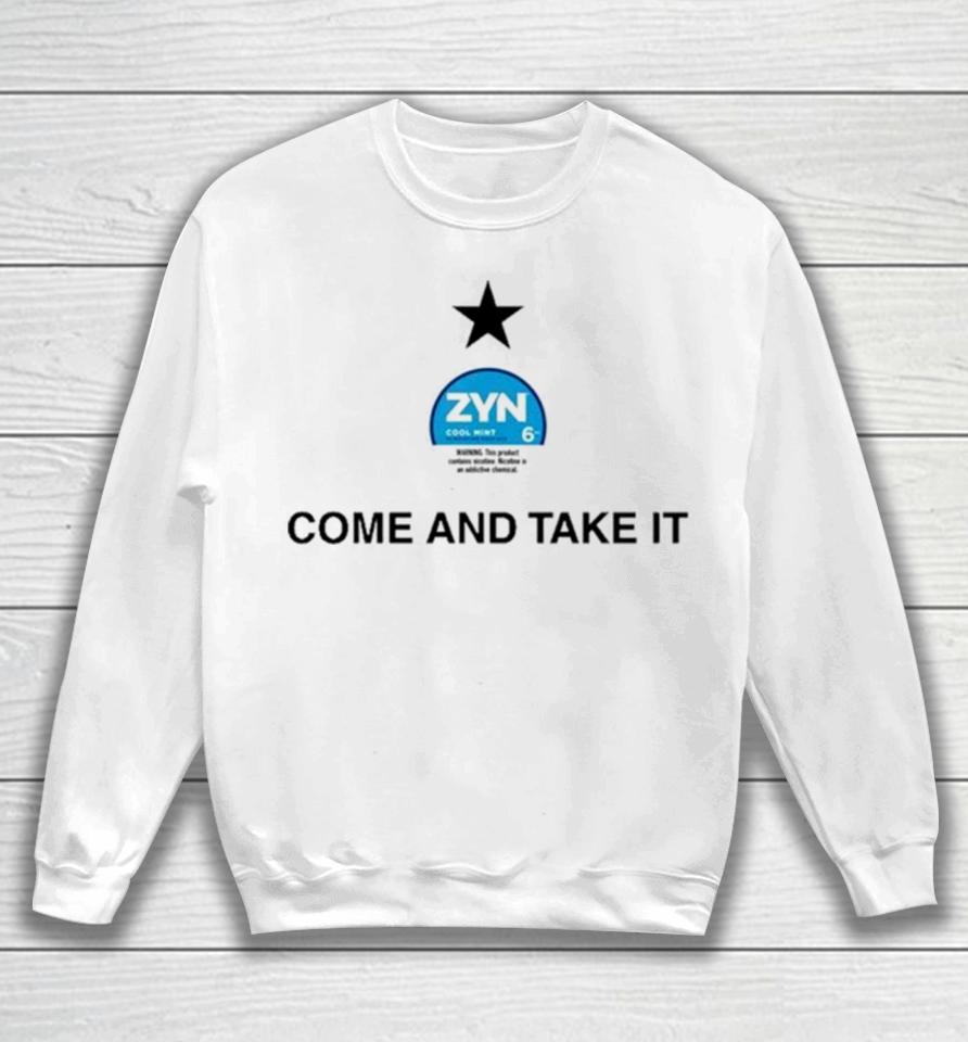 Zyn Cool Mint Come And Take It Sweatshirt