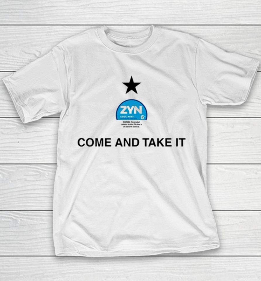 Zyn Cool Mint Come And Take It Youth T-Shirt