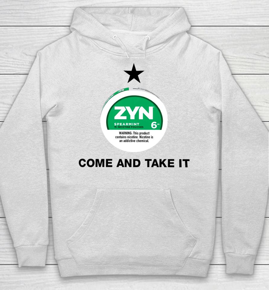 Zyn Spearmint 15 Nicotine Come And Take It Hoodie