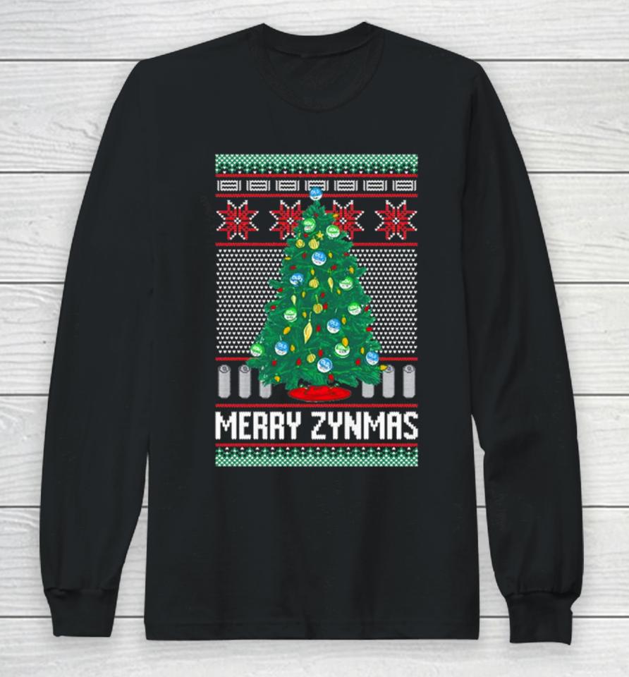 Zyn Tree Merry Zynmas Ugly Christmas Long Sleeve T-Shirt