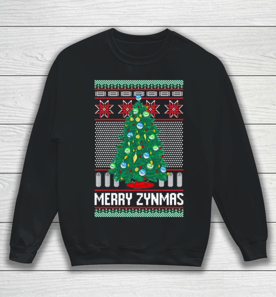 Zyn Tree Merry Zynmas Ugly Christmas Sweatshirt